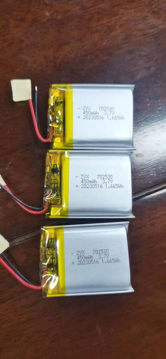 702530 3.7V 450mAh